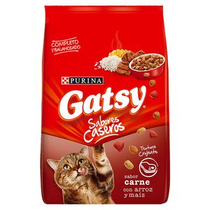Alimento para gatos Gatsy adulto sabor carne x500g