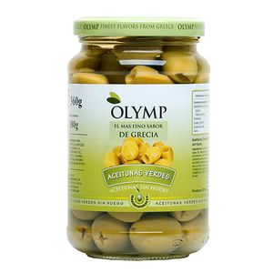 Aceitunas Jalkidikis Verde Sin Hueso x 360g