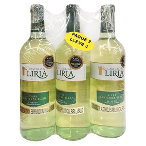 Vino blanco Castillo De Liria sauvignon blanc pague 2 lleve 3 x750ml