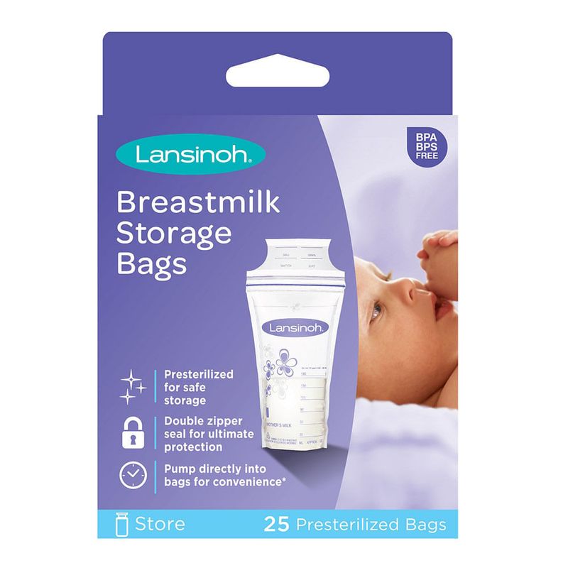 JUMBO - Paquete de 300 bolsas de almacenamiento de leche materna para  lactancia materna, 7 onzas, cada una preesterilizada por rayos gamma, sin  BPA, a