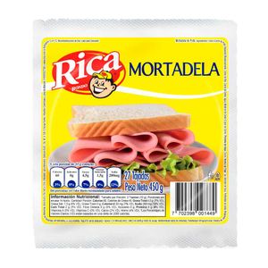 Mortadela Rica x 27  450 g.