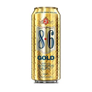 Cerveza 8.6 Gold Lata X500Ml