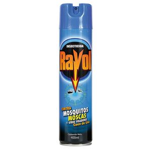 Insecticida Spray Contra Mosquitos Moscas y Otros Voaldores Rayol x 400ml