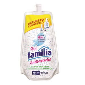 Gel Familia Antibacterial Repuesto x 405 ml