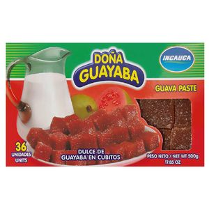 Bocadillo Doña Guayaba Cubitos x 36 und
