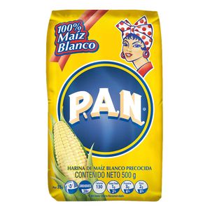 Harina PAN maíz blanco x500g