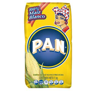 Harina PAN maíz blanco x1000g