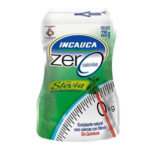 Azúcar Incauca Zero calorías Stevia x225g