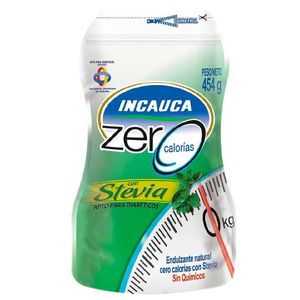 Azúcar Incauca Zero calorías Stevia doypack x454g