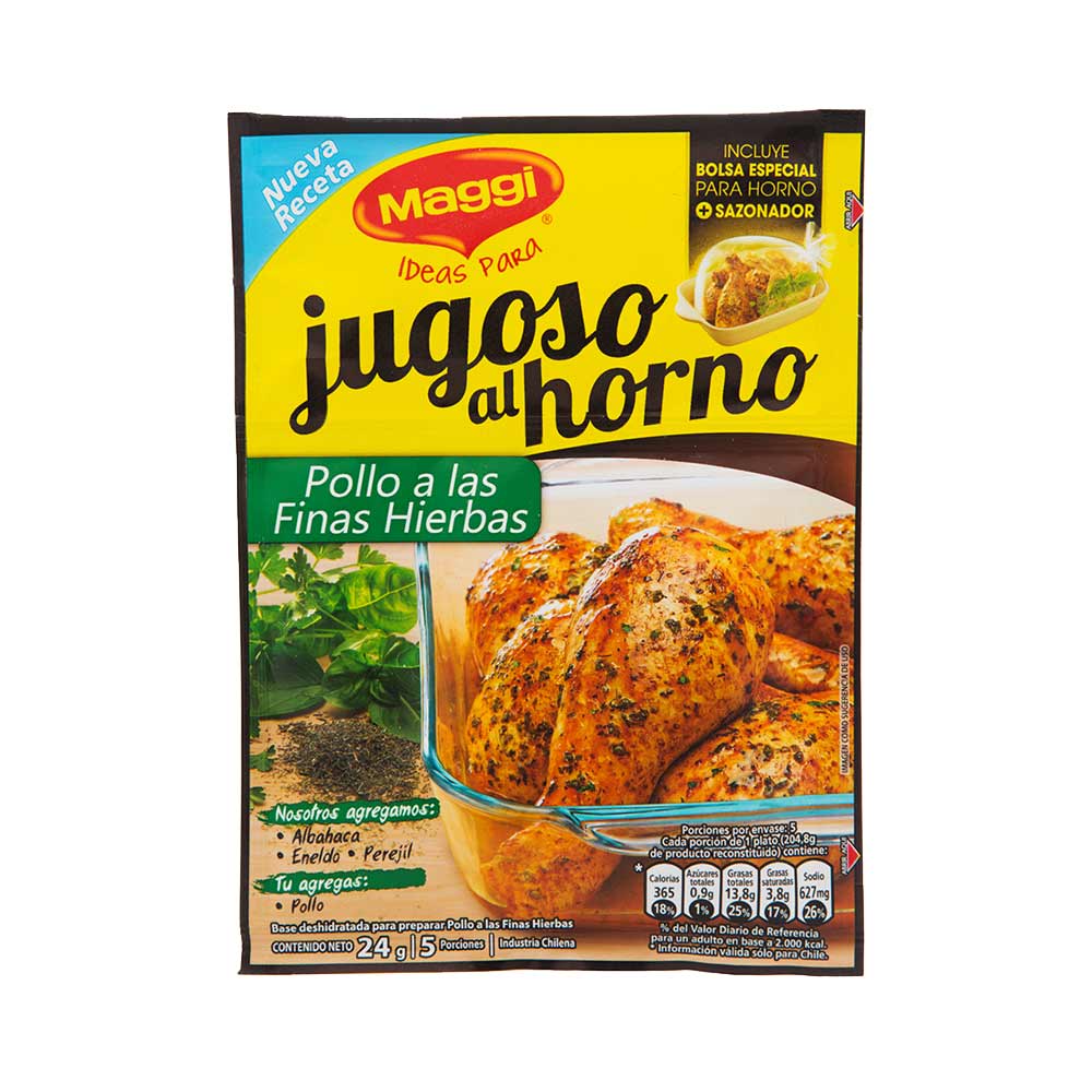 Base Sazonadora Pollo a las Finas Hierbas x24g - Tiendas Metro