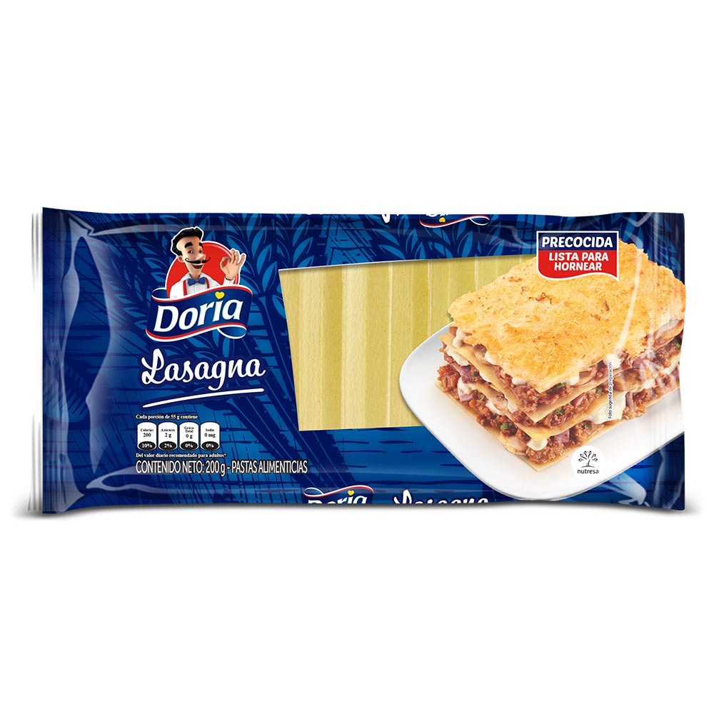 Cruel presentar Acuerdo Pasta Lasagna Precocida Doria x 200g - Tiendas Jumbo