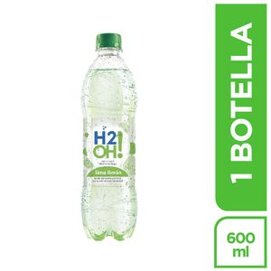 Agua H2OH! saborizada lima limón x600ml
