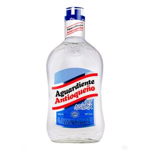 Aguardiente Antioqueño sin azúcar 29 vol 750 ml