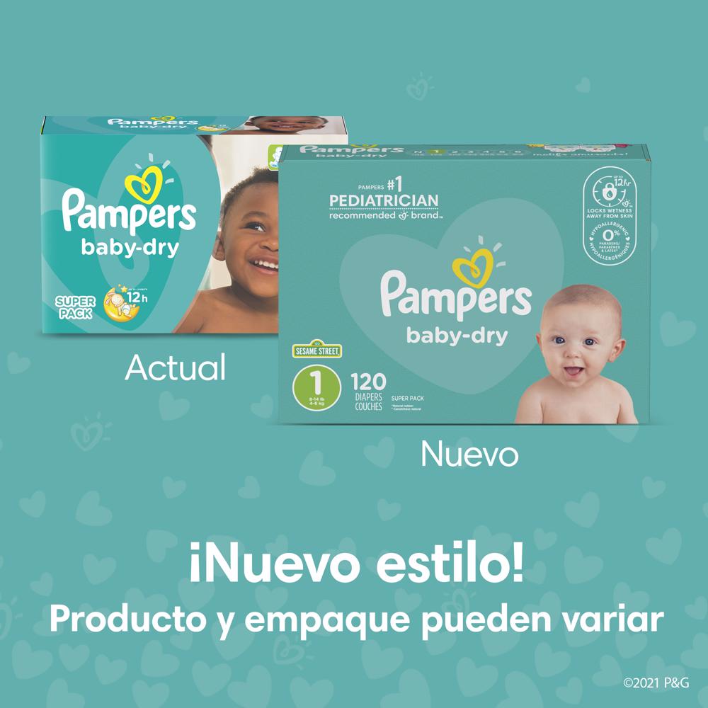 Pañal Pampers Baby Dry Talla 2 Jumbo Pack- 37 Unidades