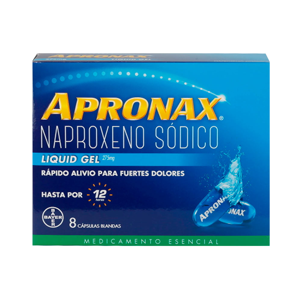 Apronax 275 Mg Líquid Gel 8 Cápsulas Tiendas Jumbo 6679