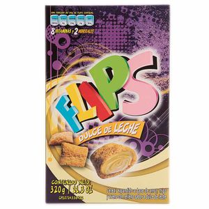 Cereal Flips dulce leche x320g