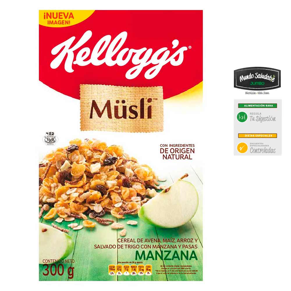 Cereal Kellogg´s Musli x300g Tiendas Jumbo