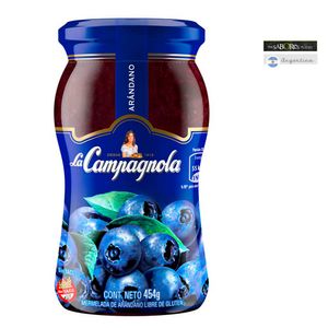 Mermelada La Campagnola arándano frasco x 454g