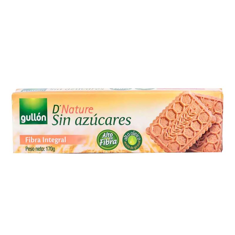 Galleta Dieta Fibra Sin Azúcar Gullón 170 Gr 