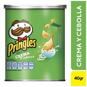 Papas Pringles Crema y cebolla x40g