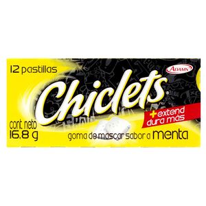 Chiclets Menta x12 chicles