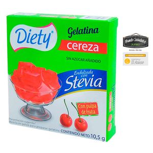 Gelatina Diety Stevia Cereza x 10.5g