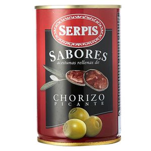 Aceitunas SERPIS rellenas chorizo picante x 300 g
