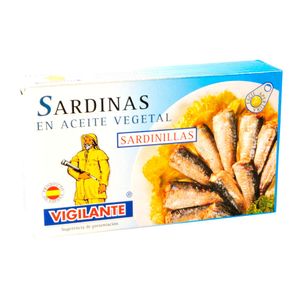 Sardinas Vigilante Aceite Vegetal X 90 G