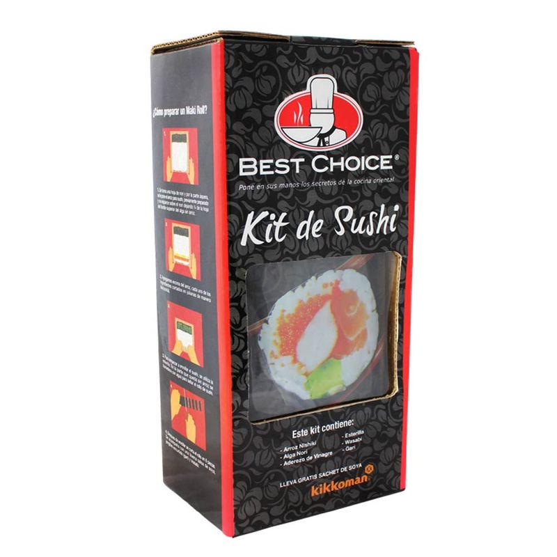 Kit bestChoice sushi x 6 Elemento x 869 gratis salsa kikkoman soya x  6ml- - Tiendas Jumbo