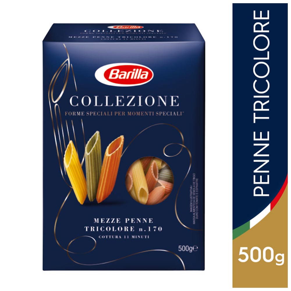 Pasta Penne Rigate Tricolore Barilla X500g Tiendas Jumbo 5706