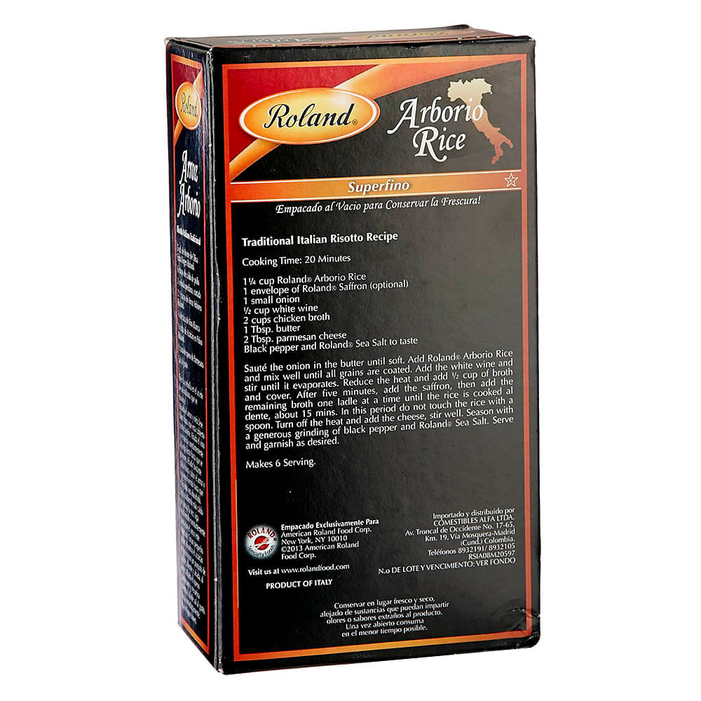 Arroz Roland Superfino arborio x453g Tiendas Jumbo