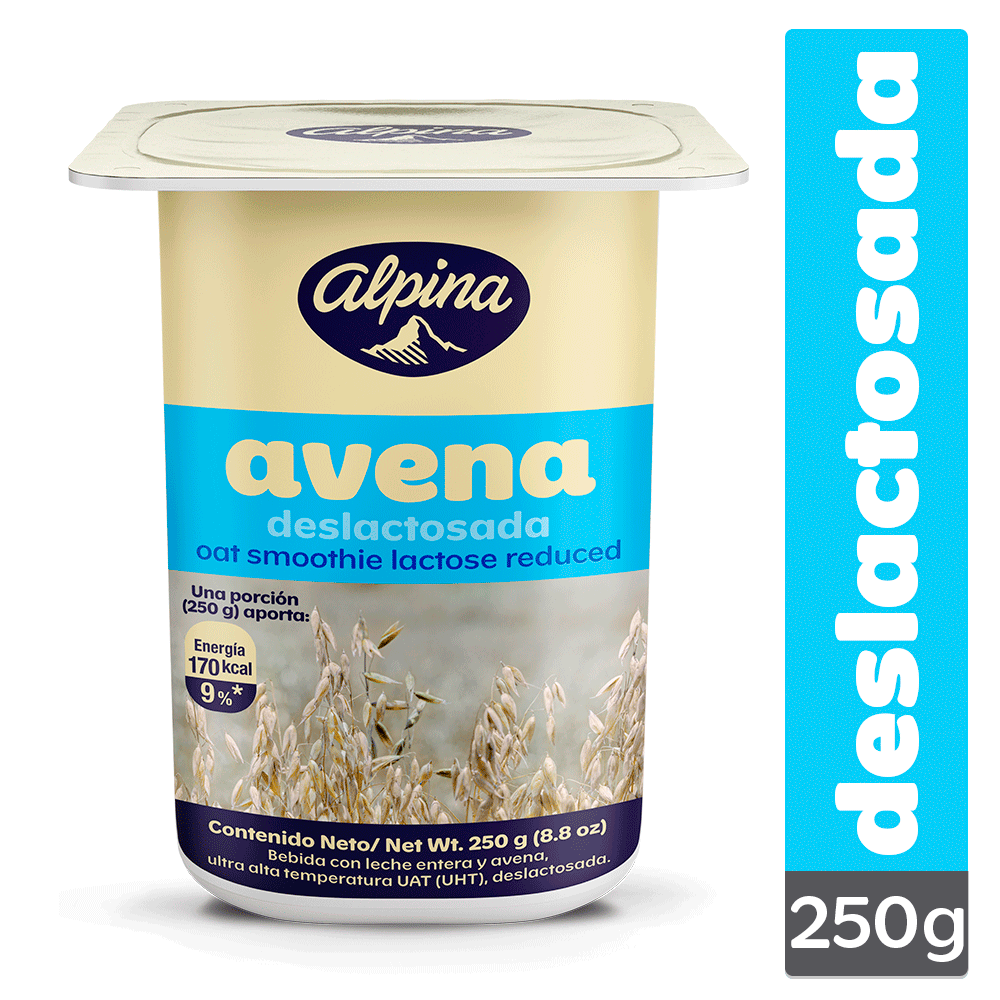 Avena Alpina deslactosada x250g | Tiendas Metro