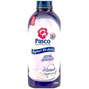Yogurt Pasco natural sin dulce x1000g