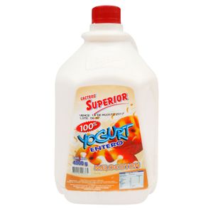 Yogurt de melocotón Superior garrafa x 4 L