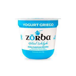 Yogurt Zorba Griego Natural Endulzado x 135g