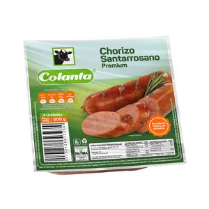 Chorizo Santarrosano Colanta x500g