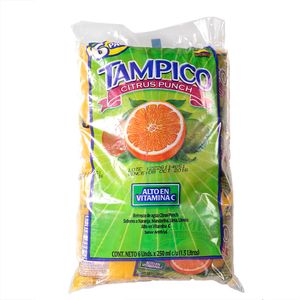 Refresco citrus punch Tampico bolsa x 6und x 250ml