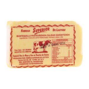 Mantequilla Superior x 125 g