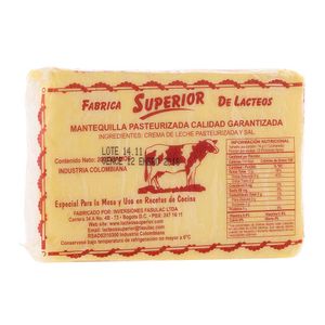 Mantequilla pasteurizada Superior x 200 g