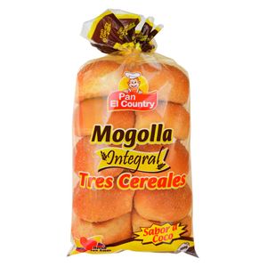 Mogolla Pan El Country 3 cereales integral sabor coco x400g