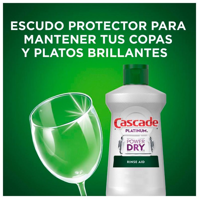 Comprar Abrillantador para Máquina Lavavajillas Cascade Platinum