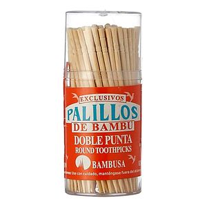 Palillos redondo coctel bambusa tr*22gr