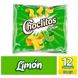 Pasabocas Choclitos limón x 12 und x 27 g c-u