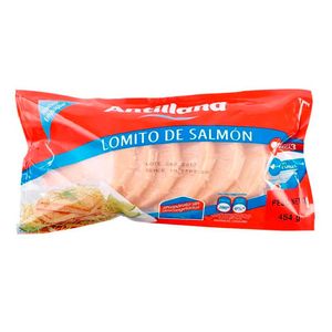 Lomito de salmón antillana x 454 g