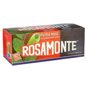 Yerba mate Rosamonte x 25 und x 3 g c-u