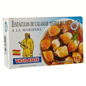 Tentáculos calamar marinera Vigilante x 115 g