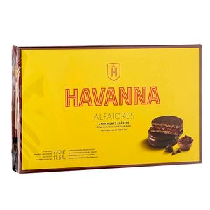 Alfajores Havanna chocolate x 6 und x 330 g