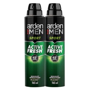 Desodorante Arden For Men antitranspirante sport aerosol x 2 und x 165ml c-u