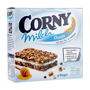 Barra De Cereal Corny Sándwich Leche Clásica x4und x120g