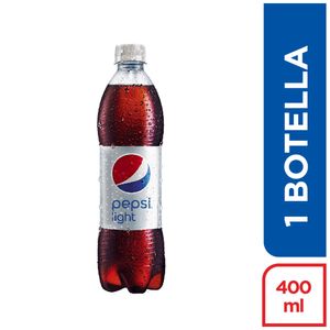 Bebida gaseosa Pepsi light x400ml